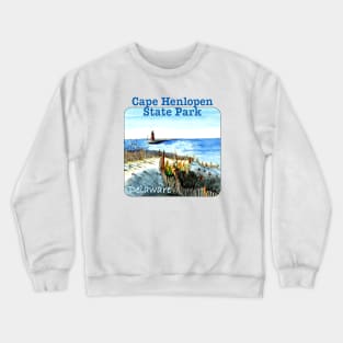 Cape Henlopen State Park, Delaware Crewneck Sweatshirt